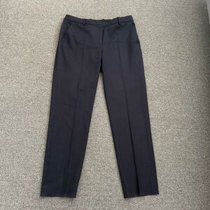 The Kooples Straight Leg Wool Dark Navy Blue Pants Waist 32 Euro Sz 40 Trousers